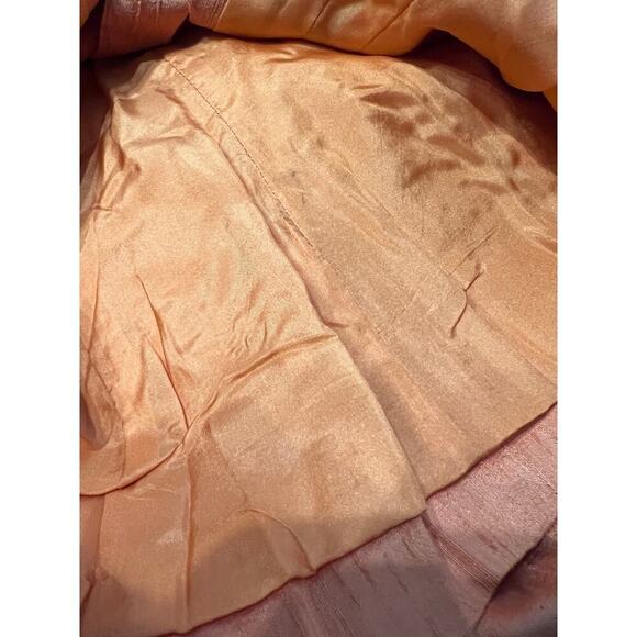 VTG Norma Kamali Top 6 Shirt Blouse Sleeveless Button Down Collar Silk Shantung - Picture 4 of 6